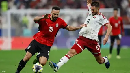 مصر والإمارات مباراة مثيرة في كأس العرب