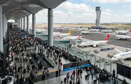 مطار إسطنبول يحطم رقمًا قياسيًا جديدًا في تركيا وأوروبا