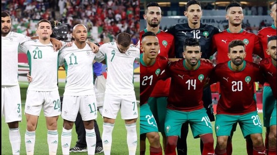 مواجهة نارية في كأس العرب بين الجزائر والمغرب 