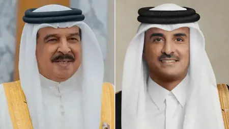 أمير قطر وملك البحرين يبحثان تعزيز العلاقات الثنائية في اتصال هاتفيّ