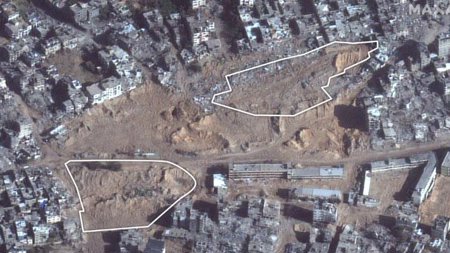 جيش الاحتلال ينبش المقابر في غزة ويستخرج منها الجثث ويستخدمها كنقاط عسكرية