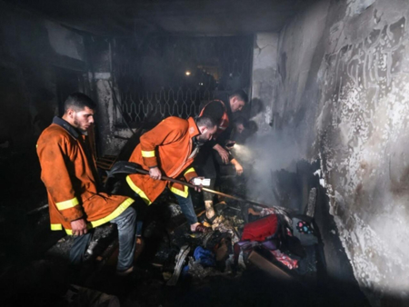 "خدعة احتفالية".. محققون يكشفون عن سبب مأساة حريق غزة 