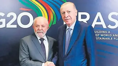 أردوغان يجري اتّصالَين هاتفيَّين مع رئيسَي البرازيل وليتوانيا