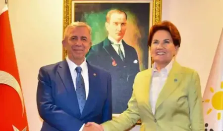 ميرال أكشنار تلتقي رئيس بلدية أنقرة منصور يافاش