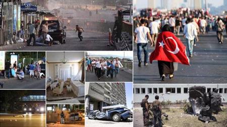 التسلسل الزمني لمحاولة الانقلاب الفاشل في تركيا