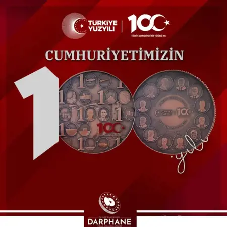 تركيا تطرح عملة جديدة محدودة بمناسبة الذكرى المئوية لتأسيس الجمهورية