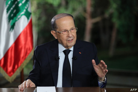 الرئيس اللبناني يعلن عن البدء بعملية إعادة النازحين السوريين