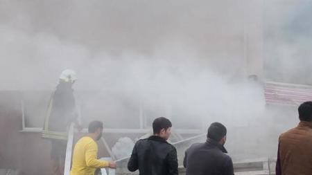 حريق مهول في مصنع نسيج بولاية سينوب التركية