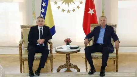 أردوغان يلتقي بعضو المجلس الرئاسي البوسني كومشيتش