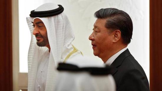 رئيس الصين يلتقي بنظيره الإماراتي محمد بن زايد آل نهيان