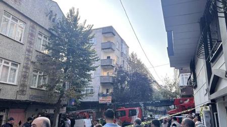 حريق يحاصر 19 شخص في إسطنبول بسبب مدمن للكحول