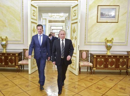 تفاصيل اللقاء بين بشار الأسد وبوتين في موسكو