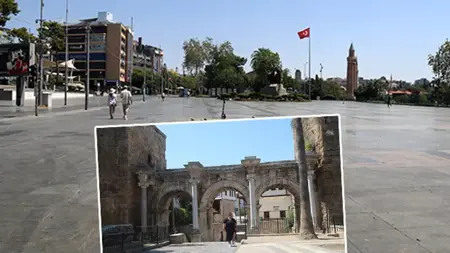 أنطاليا.. الحرارة تبلغ 40 درجة والشواطئ تمتلئ فيما تخلو شوارع المدينة