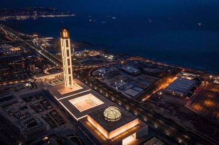 جامع "الجزائر الأعظم" يفوز بجازة أفضل تصميم معماري لعام 2021