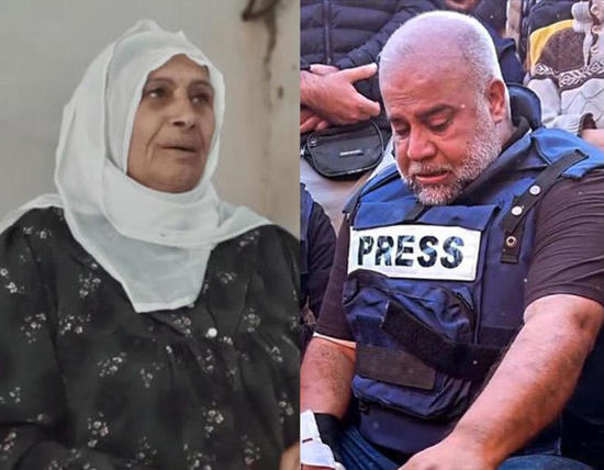 وفاة والدة الصحفي وائل الدحدوح بغزة