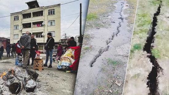عقب الزلزال ..حدوث صدع سطحي في منطقة جولياكا في دوزجي
