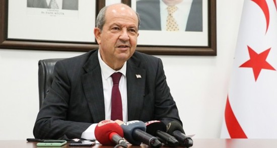 رئيس قبرص التركية يستنكر النفاق الدولي في التعامل مع أزمة غزة