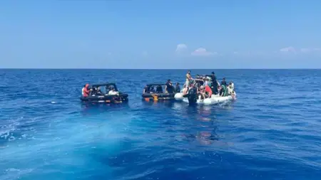 إنقاذ 117 مهاجرّا غير نظامي قبالة سواحل موغلا التركية