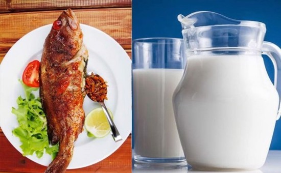 هل تناول الحليب ومشتقاته مع السمك مضرّ بالصّحة؟