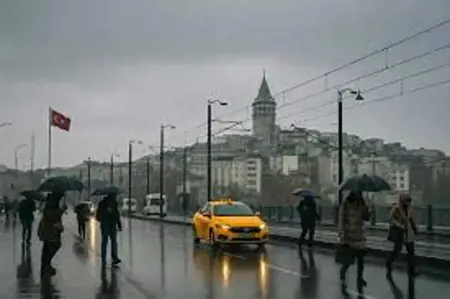 طقس الأسبوع القادم في تركيا: أمطار وبرودة مُتغيّرة