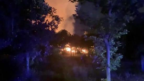 اندلاع حريق في غابات أتاكوي بإسطنبول