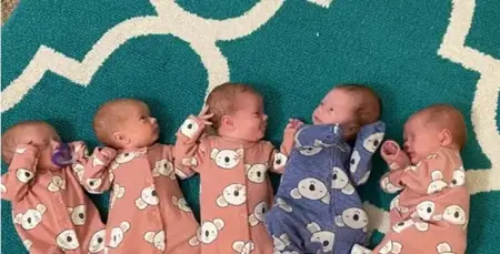 "ولدين وثلاث بنات".. سيدة إمارتية تنجب 5 توائم بعد جراحة معقدة