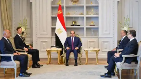 كوشنر يبحث مع السيسي تطورات المنطقة خلال لقاء في مصر