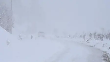 عاجل:موجة ثلوج كثيفة تضرب ثلاث ولايات تركية ..والأرصاد تحذر