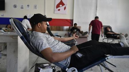حملة للتبرع بالدم لضحايا زلزال المغرب