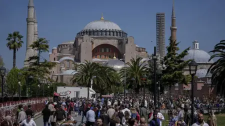 سياحية كبيرة في اسطنبول خلال عيد الفطر 