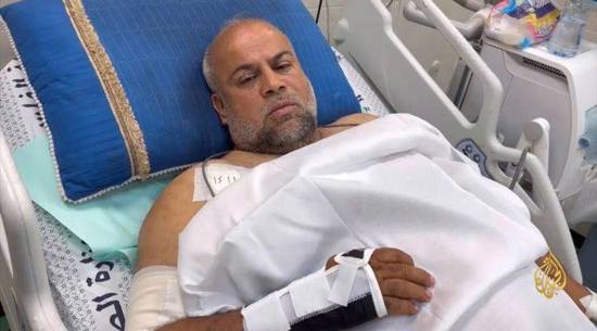 وصول الصحفي الكبير وائل الدحدوح الى قطر لتلقي العلاج