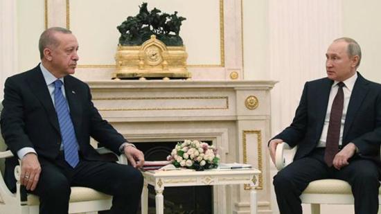 أردوغان يناقش تفاصيل القضية الفلسطينية مع بوتين