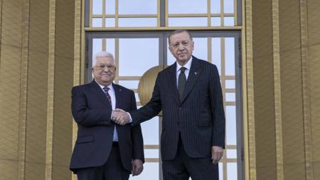 أردوغان يستقبل اليوم نظيره الفلسطيني في أنقرة