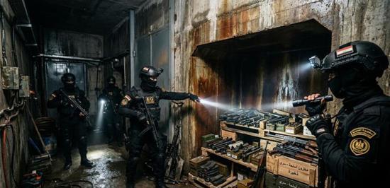 مخبأ تحت الأرض.. ضبط آلاف أجزاء الأسلحة في إسطنبول