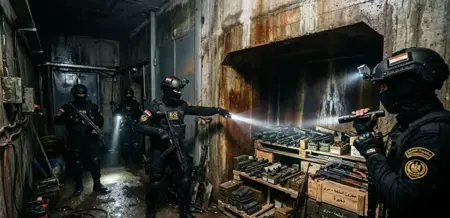 مخبأ تحت الأرض.. ضبط آلاف أجزاء الأسلحة في إسطنبول