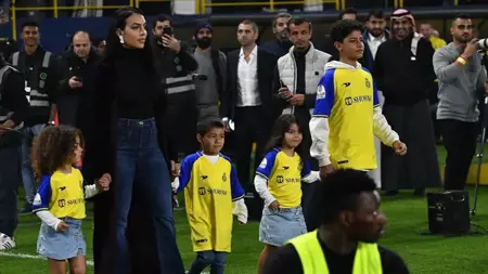 بعد شهرين في السعودية .. طفلتا كريستيانو رونالدو تتحدثان العربية