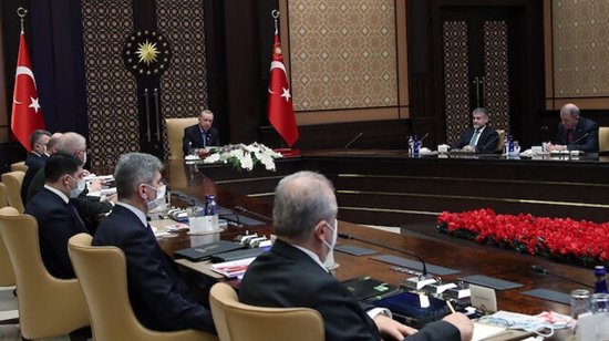 أردوغان يترأس اجتماع اللجنة التنفيذية للصناعات الدفاعية