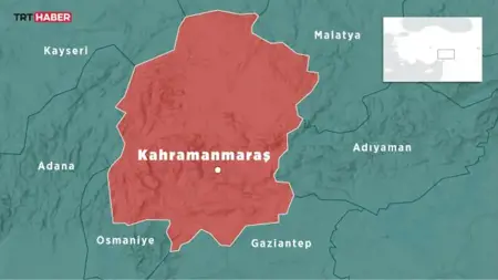 زلزال بقوة 4 درجات يضرب ولاية كهرمان مرعش التركية