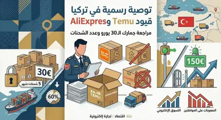 توصية رسمية في تركيا لتعديل قيود Temu وAliExpress