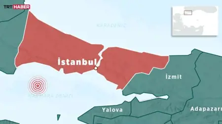 زلزال بقوة 3.6 درجة في بحر مرمرة