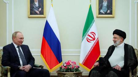 بوتين يلتقي بالمرشد الأعلى الإيراني خامنئي في طهران
