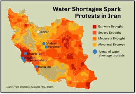أزمة المياه في طهران: خطر الإخلاء يلوح في الأفق