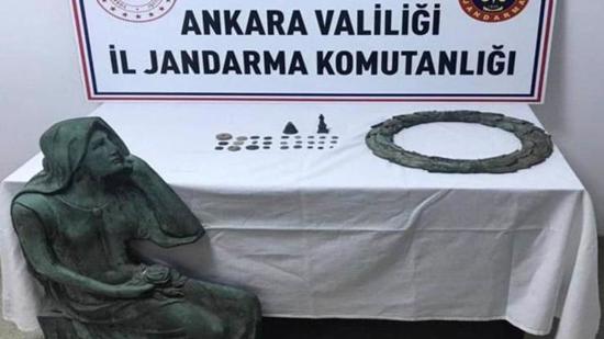 احباط عملية تهريب آثار في العاصمة التركية أنقرة