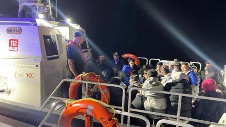 القبض على 25 مهاجرًا غير نظامي قبالة سواحل موغلا التركية