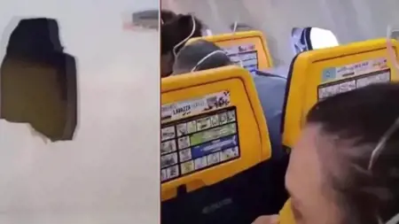 لحظات رعب في الجو.. راكب يُشفط جزئياً من نافذة طائرة متحطمة وينجو بأعجوبة