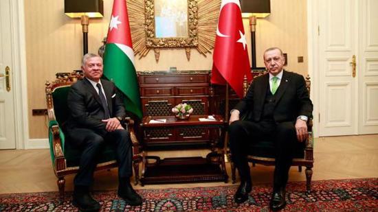  الرئيس أردوغان يحادث ملك الأردن هاتفيًا