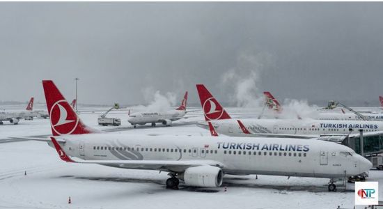 بسبب الثلوج.. الخطوط التركية تلغي 54 رحلة جوية