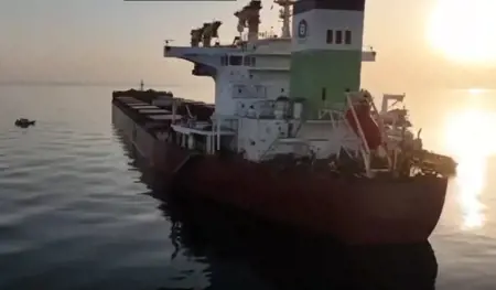 ضبط 51 كيلوغراماً من المخدرات على متن سفينة شحن جافة قبالة سواحل أضنة