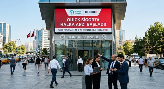 طرح أسهم شركة Quick Sigorta للاكتتاب العام في بورصة إسطنبول
