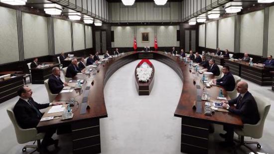انعقاد أول اجتماعات المجلس الرئاسي التركي لعام 2022 اليوم 